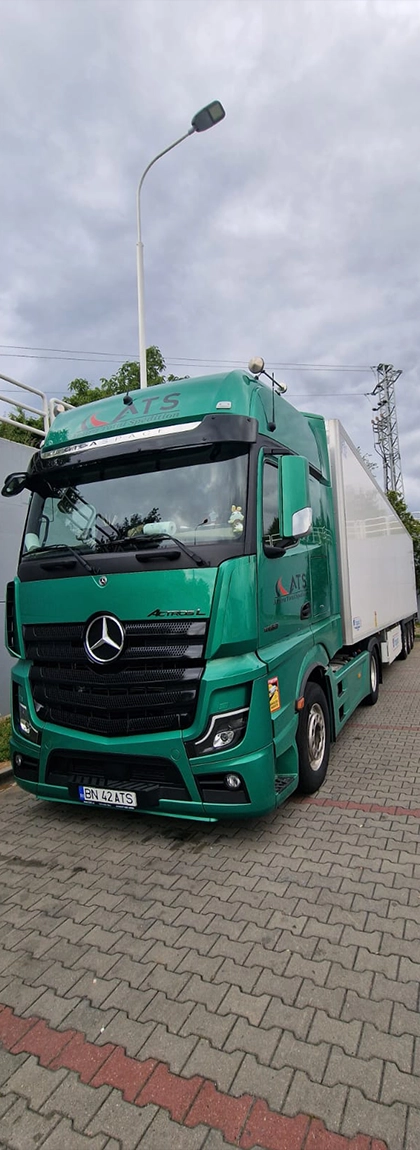 camion Daf pentru transport frigorific international